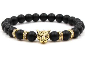 Leopard Beaded Bracelet