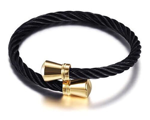 End Cap Twisted Bangle