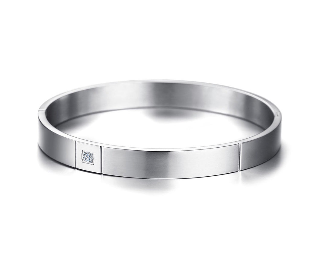 Titanium CZ Bangle