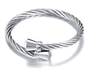 End Cap Twisted Bangle