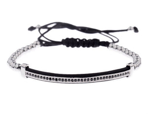 Classic Bar and Beads Bracelet