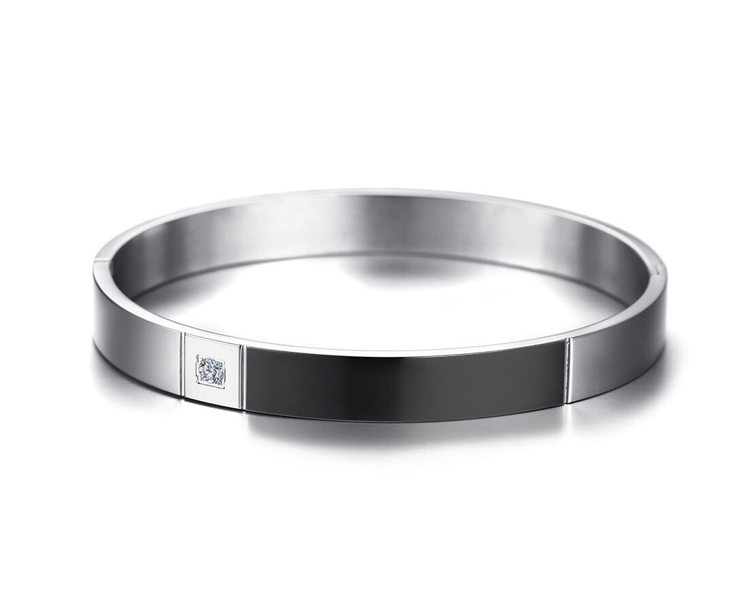 Titanium CZ Bangle