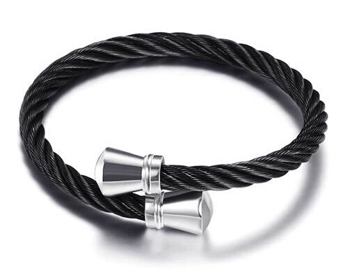 End Cap Twisted Bangle